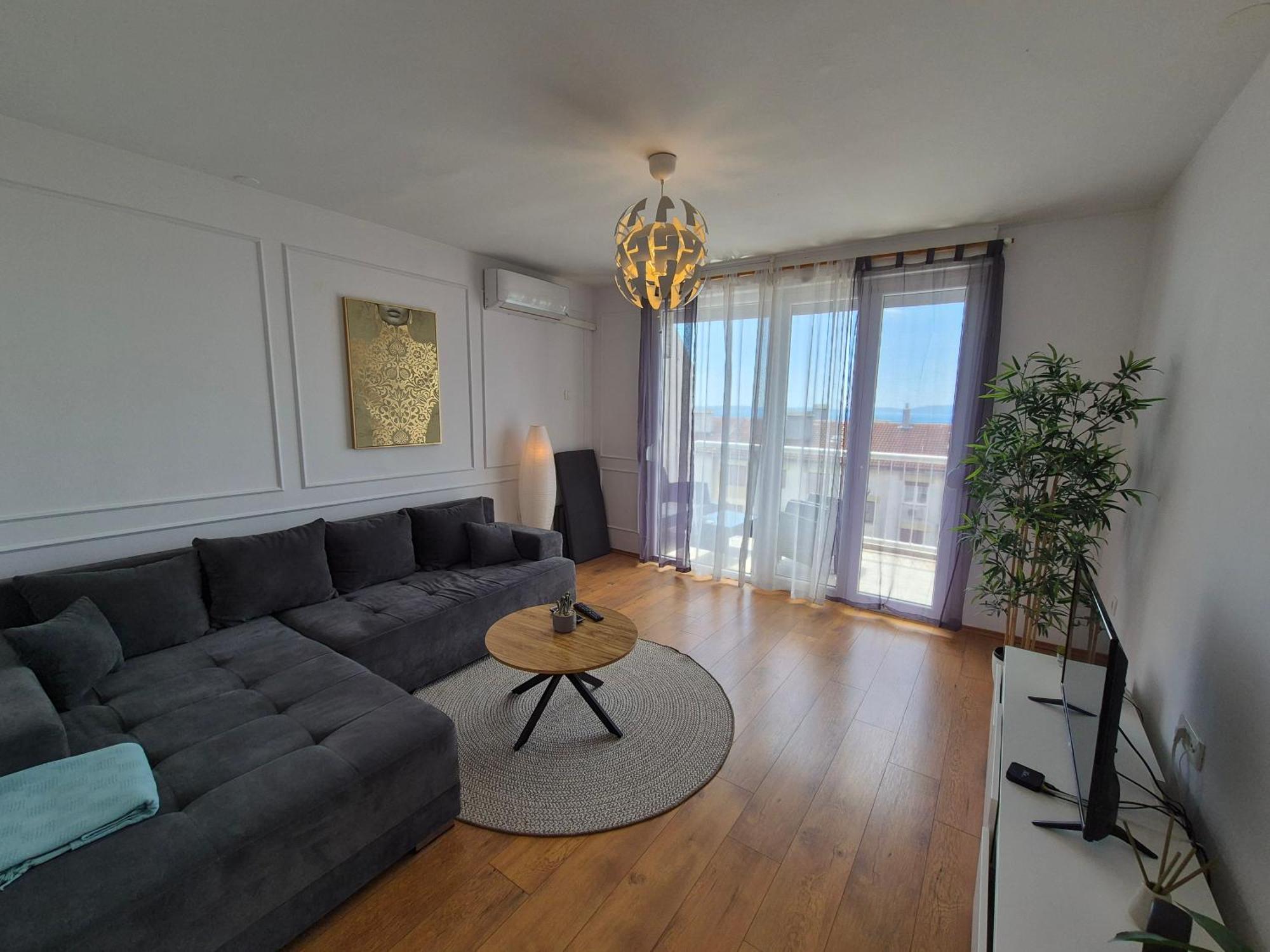 Victory Sea View Apartment Rijeka Bagian luar foto